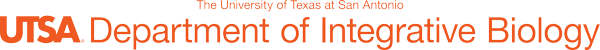 UTSA Department of Integrative Biology
